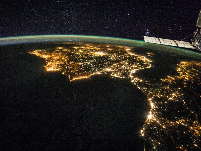Spain from space